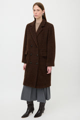 Max Mara Wool & Mohair Patterned Coat