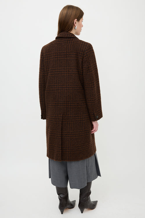 Max Mara Wool & Mohair Patterned Coat