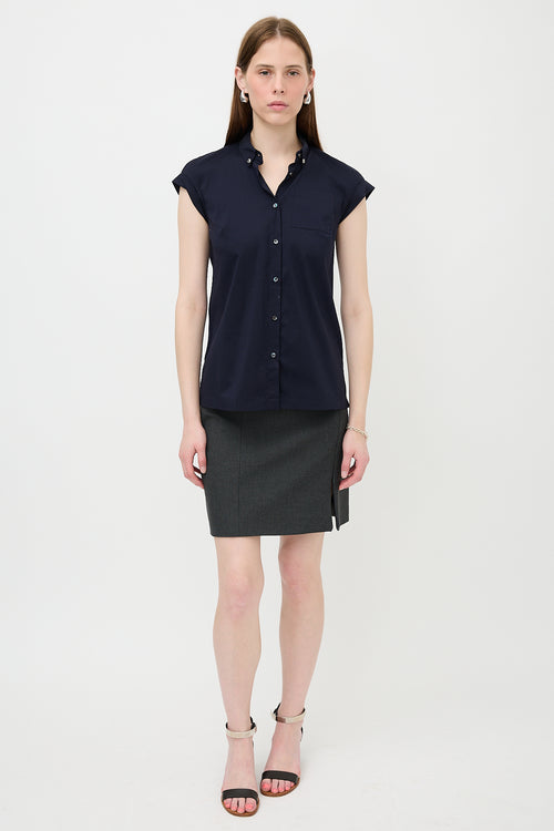 Brunello Cucinelli Cut Out Shirt