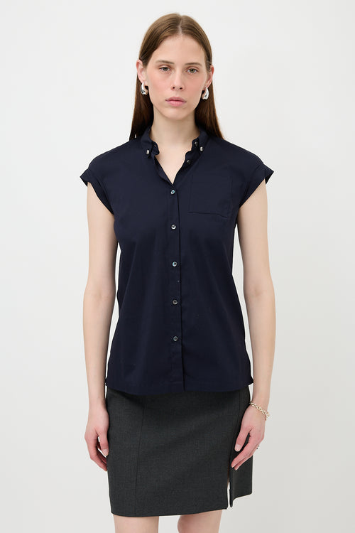 Brunello Cucinelli Cut Out Shirt