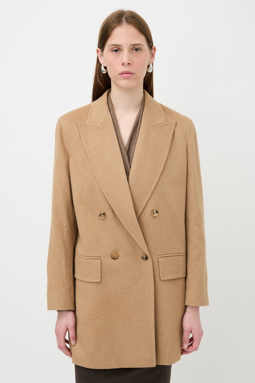 Max Mara Brushed Double Breasted Jacket