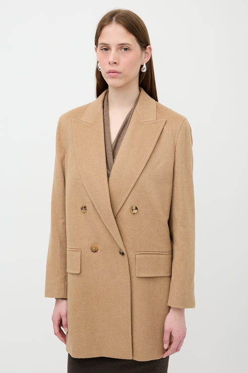 Max Mara Brushed Double Breasted Jacket