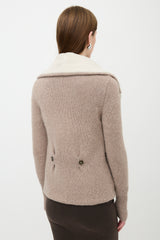 Brunello Cucinelli Cashmere Knit Zip Jacket