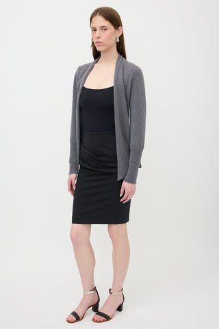 Brunello Cucinelli Knit Ruched Skirt