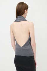 Brunello Cucinelli Knit Draped Cut Out Vest