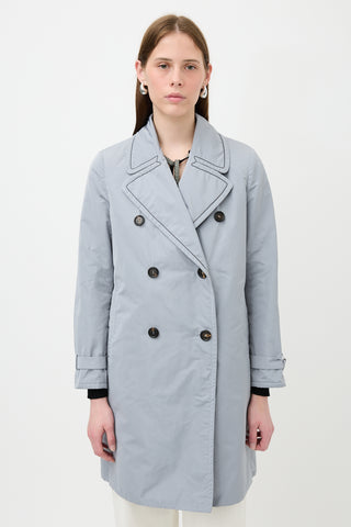 Brunello Cucinelli Monili Double Breasted Coat