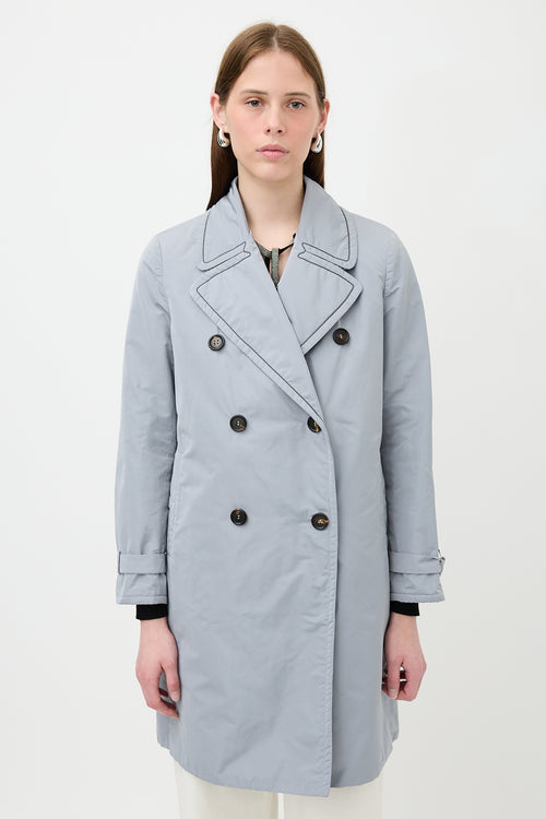 Brunello Cucinelli Monili Double Breasted Coat