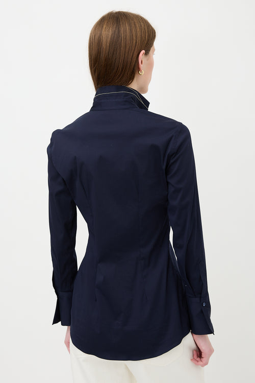 Brunello Cucinelli Fitted Button Up Shirt