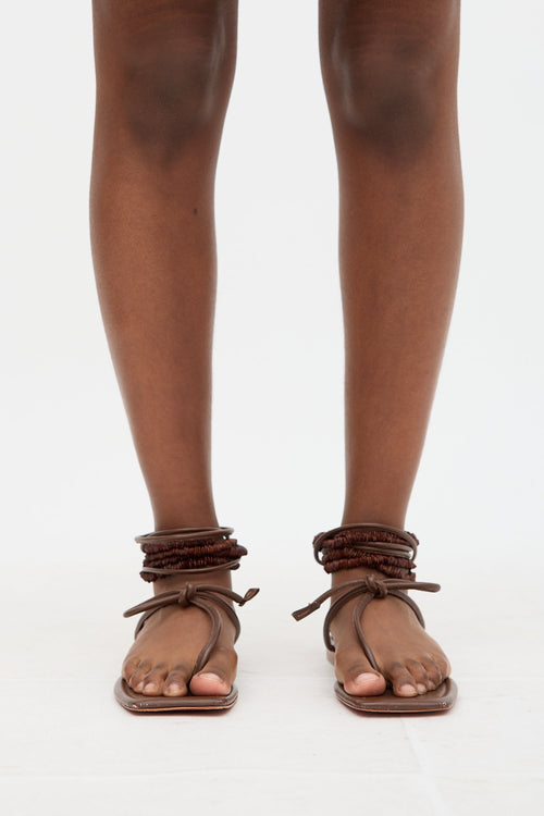 Johanna Ortiz Leather Coastal Jungle Sandal