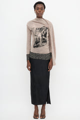 Jean Paul Gaultier 2000s Scarf Sweater