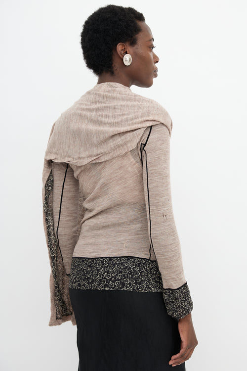 Jean Paul Gaultier 2000s Scarf Sweater