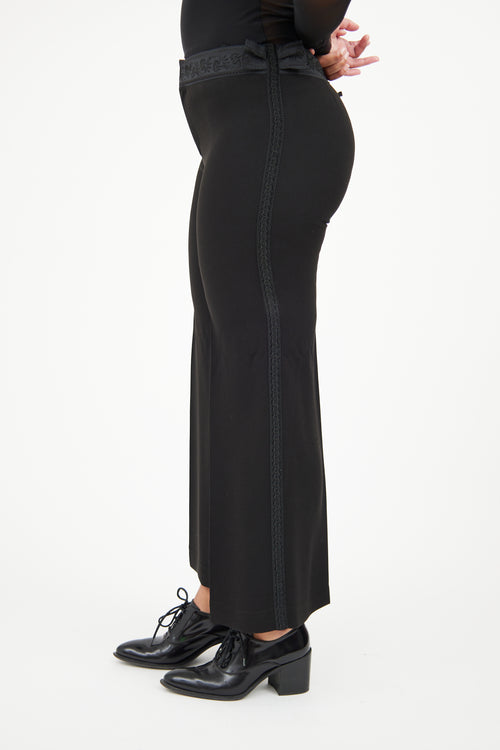 Jean Paul Gaultier Black Jacquard Pant