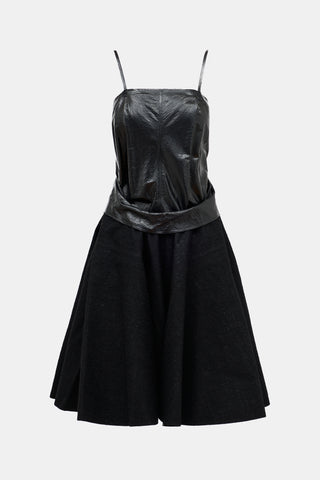 Junya Watanabe FW 2005 Coated Wool Dress
