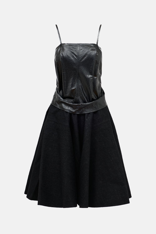 Junya Watanabe FW 2005 Coated Wool Dress