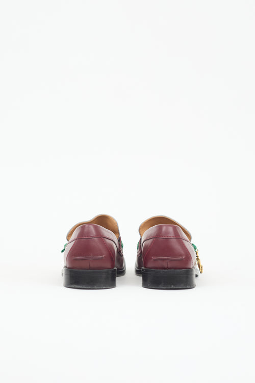 JW Anderson Leather & Suede Stitched Loafer
