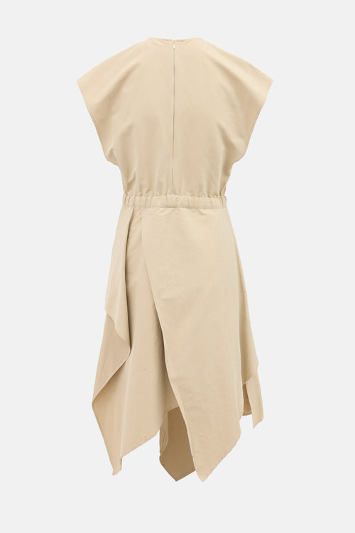 JW Anderson Asymmetrical Logo Dress