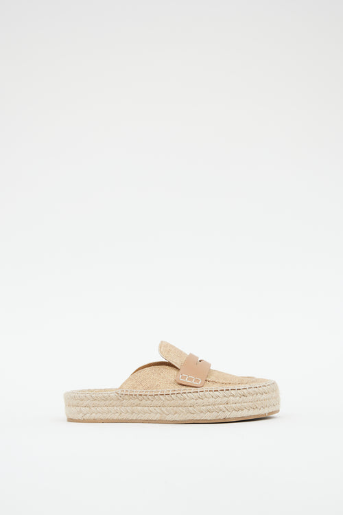 JW Anderson Beige Woven Mule