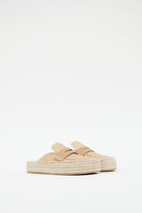 JW Anderson Beige Woven Mule