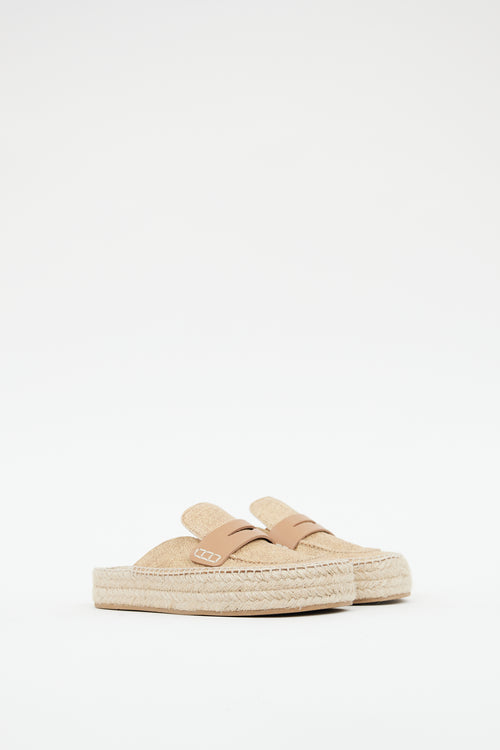 JW Anderson Beige Woven Mule
