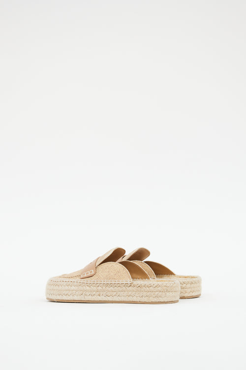 JW Anderson Beige Woven Mule