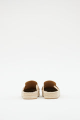 JW Anderson Beige Woven Mule