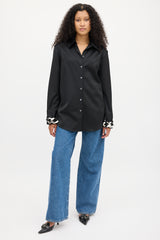 JW Anderson Black Chain Link Cuff Shirt
