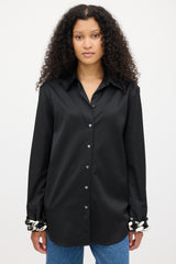 JW Anderson Black Chain Link Cuff Shirt