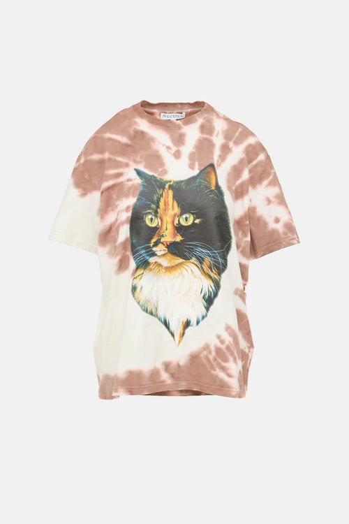JW Anderson Tie-Dye Graphic T-Shirt