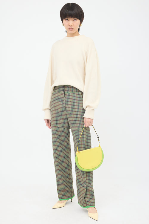 JW Anderson Leather Bumper Moon Bag