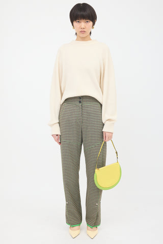 JW Anderson Leather Bumper Moon Bag