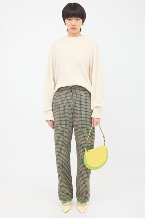 JW Anderson Leather Bumper Moon Bag