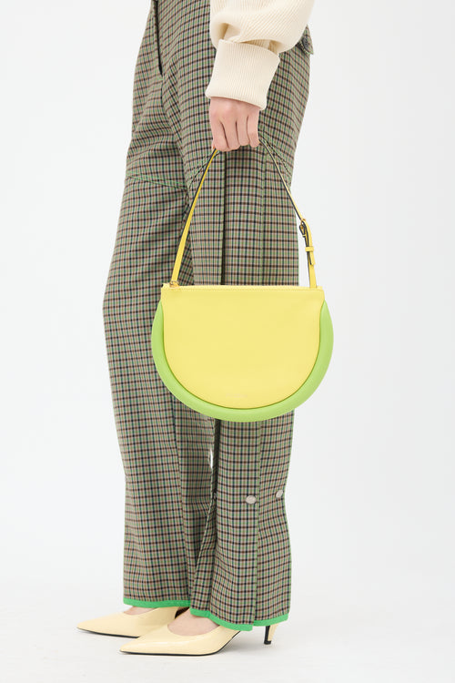 JW Anderson Leather Bumper Moon Bag