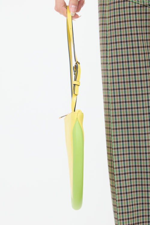 JW Anderson Leather Bumper Moon Bag