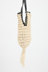 JW Anderson Crochet Fringe Shopper Tote Bag