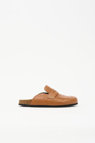 JW Anderson Leather Penny Loafer Mule