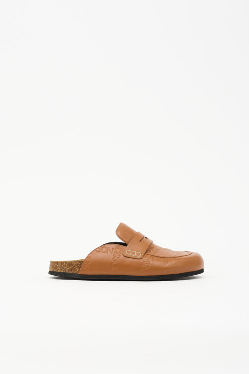 JW Anderson Leather Penny Loafer Mule
