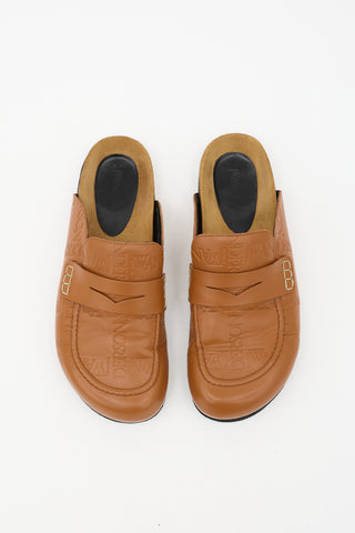 JW Anderson Leather Penny Loafer Mule