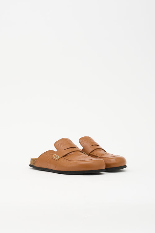 JW Anderson Leather Penny Loafer Mule