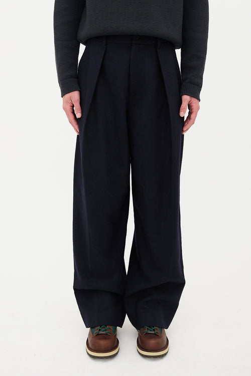 JW Anderson Wool Pleated Trouser
