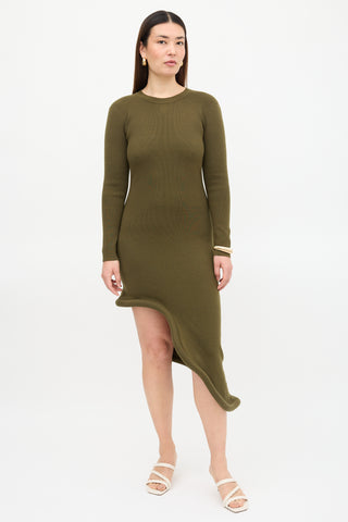 JW Anderson Asymmetric Bumper Dress