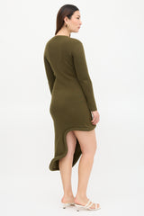 JW Anderson Asymmetric Bumper Dress