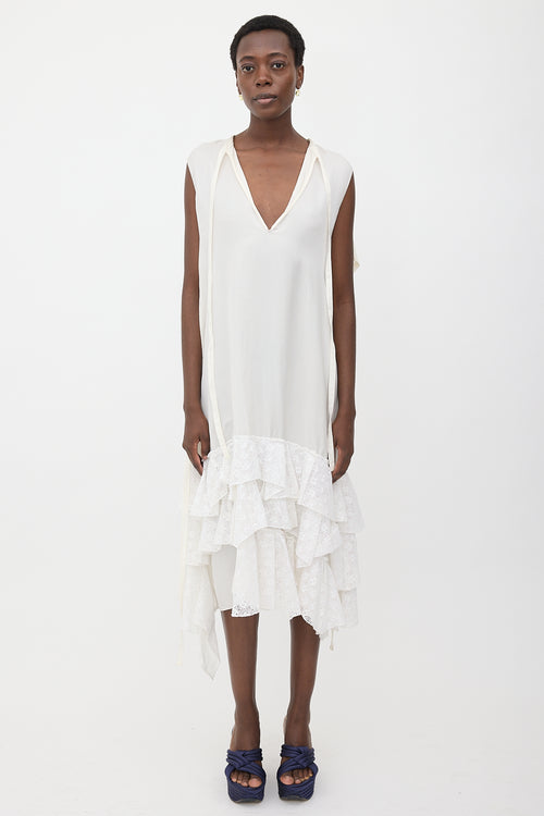 JW Anderson Asymmetrical Hooded Shift Dress