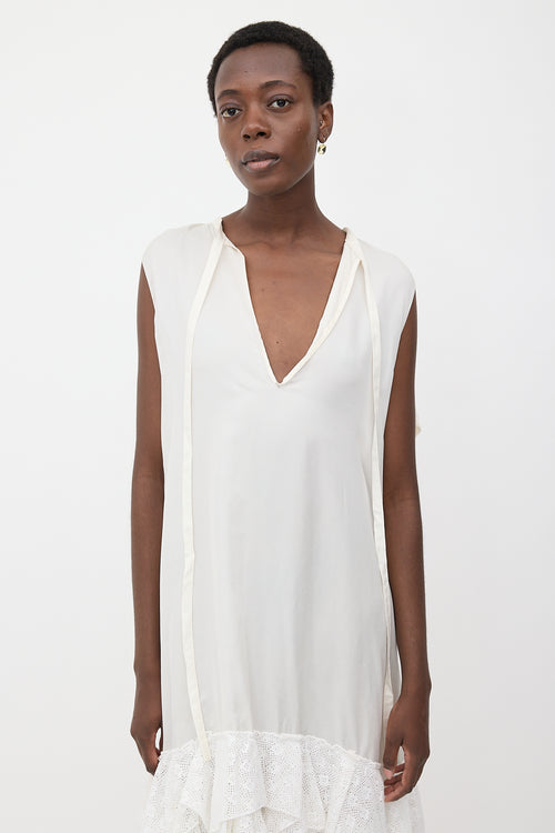 JW Anderson Asymmetrical Hooded Shift Dress