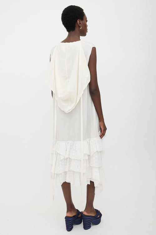 JW Anderson Asymmetrical Hooded Shift Dress