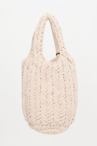 JW Anderson Crochet Knitted Apple Tote Bag