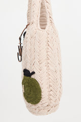 JW Anderson Crochet Knitted Apple Tote Bag