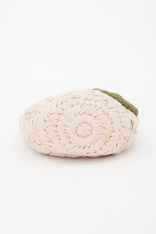 JW Anderson Crochet Knitted Apple Tote Bag