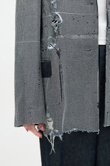JW Anderson Denim Embellished Blazer