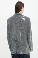JW Anderson Denim Embellished Blazer