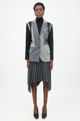 JW Anderson Fall 2019 Wool Patchwork Blazer